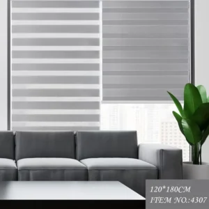 Cortina Gris Simple