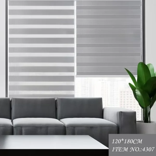 Cortina Gris Simple